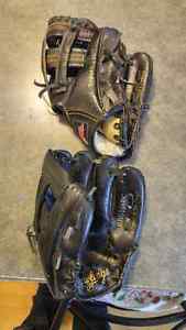 2 Rawlings T-ball gloves