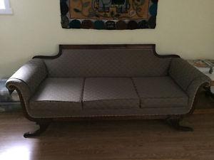 Antique Sofa and Arm Chair