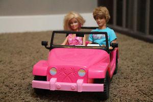 Barbie and Ken beach cruiser