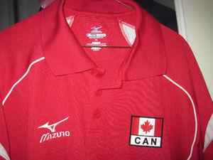 Brand New Mizuno Canada DryLite Polo Golf Style Shirt