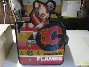 Calgary Flames Clock