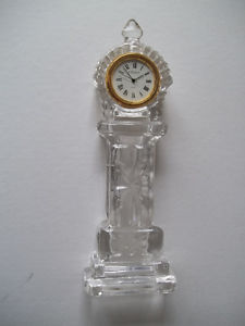 Crystal Clock - Grandfather Style