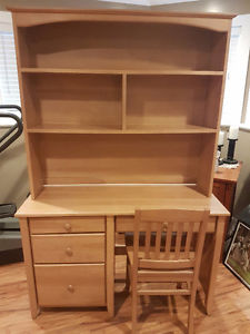 Desk with Hutch by College Woodworks