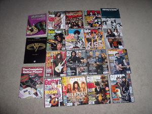Guitar Mags and Van Halen Guitar Tab Book