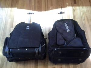 Large Hockey Bags w) Wheel & 7 Compartments and Knapsack