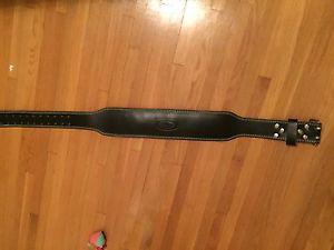 Leather Weight Lifting Belt XXL