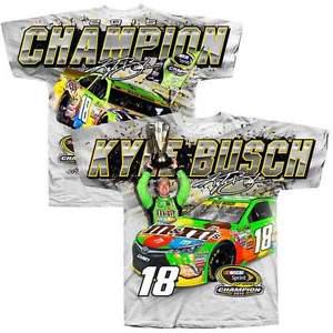 NASCAR - KYLE BUSCH  CHAMPION T-SHIRTS