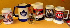 NHL Hockey,leafs,Avalanche,Oilers mugs