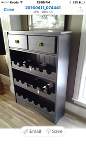 New Handmade wine cabinet