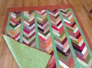 New Home Made Quilt approx. 58 x 66. Pattern: Friendship
