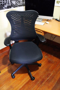 Nice Black Office Chairs, Set of 2