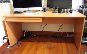 Office Computer Desk, Solid Hardwood