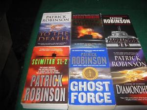 Patrick Robinson books $1 each or $5 for the lot