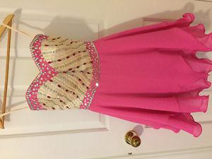Pink Prom Dress-short