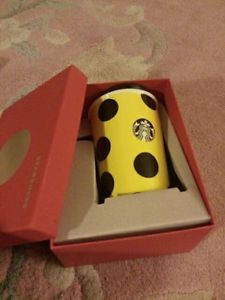 Polka dotted Starbucks Cup