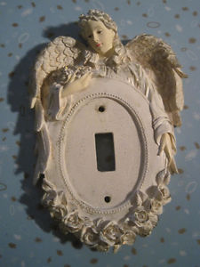 Resin Angel Light Switch Cover