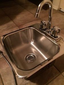 Small Bar Sink and Faucet