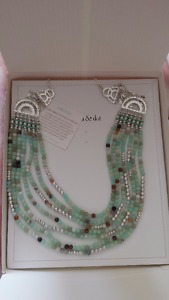 Stella & Dot Cleopatra Stone Necklace New in Box