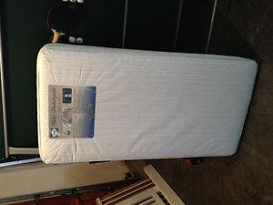 Two Waterproof Mattresses for Crib or Toddler Bed