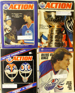 Vintage Edmonton Oilers Programs(gretzky)