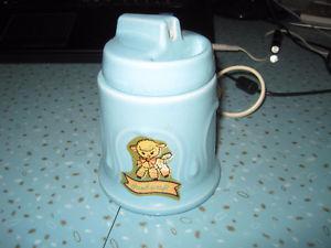 Vintage Hankscraft Heavy Ceramic Baby Bottle Warmer