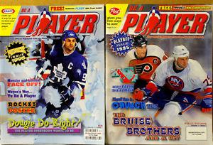 Vintage NHL Hockey Be a player Magazines 1st 2 issues with