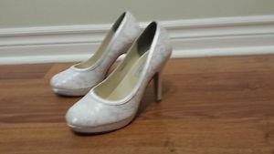 White Heels - Touch Ups size 8