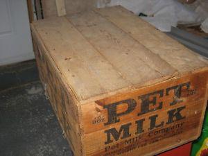 old MILK crate