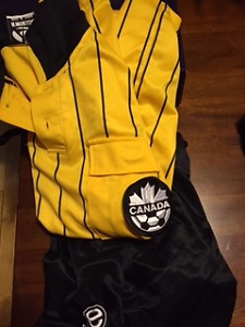 soccer referee uniform and equipment