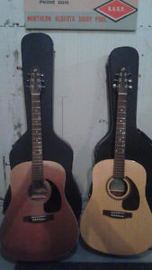 2 Seagull Acoustic Guitars