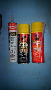 2 gap filler and vapour barrier adhesive
