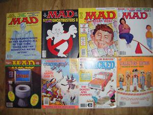 8 Collectible Mad Magazines for sale