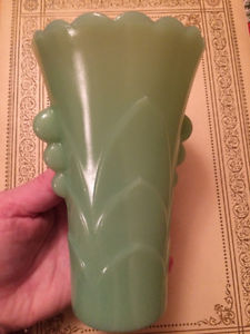 Art Deco Jadeite Vase