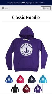 Authentic Youth ECL sweater in purple. Gently used