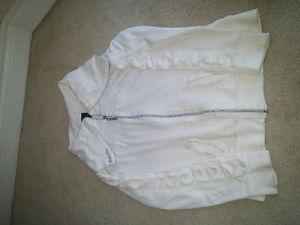 Bench White Womens Zipper hoodie