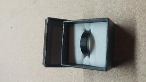 Black Tungsten Carbide Men's Ring
