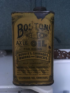 Boston Coach oil tin