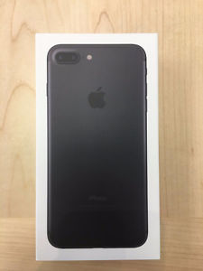 Brand New Sealed Unlocked iPhone 7 Plus 128 GB Matte Black