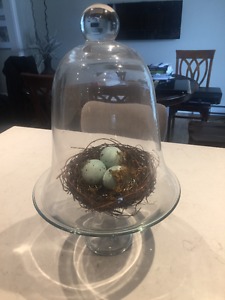 Cloche and stand for sale (plus Easter accessories).
