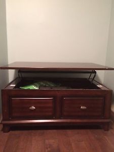 Coffee table with storage (price negotiable)