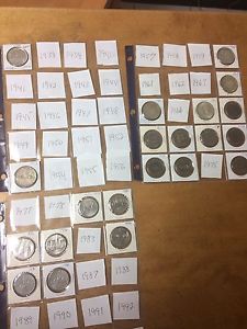Coin collection dollars