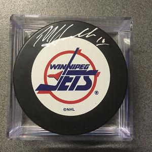 Dale Hawerchuk Signed Jets Puck