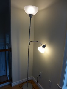 Floor lamp with reading light - 2 units, 10$ each
