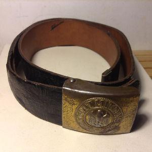 German Army belt and buckle World War Two.