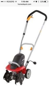 Homelite 10" electric tiller mint only used twice