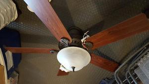 Hunter 52" fan with remote control