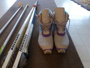 Men's Cross Country Skis, Boots, and Poles
