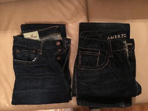 Men's jeans New and lightly used