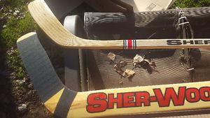 NEW---SHER-WOOD Goalie Stick and Player Stick-Lefties