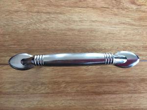 New - 7 silver 3" drawer pulls / handles + 2 round knobs
